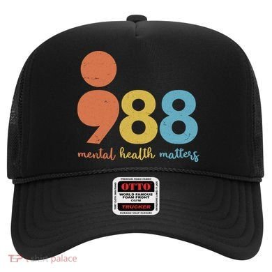 Semicolon 988 Mental Health Matters Hat
