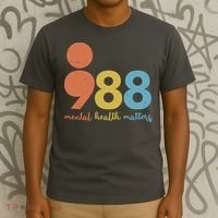 Semicolon 988 Mental Health Matters T-Shirt thumb 3