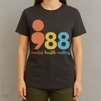 Semicolon 988 Mental Health Matters T-Shirt thumb 4