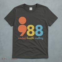 Semicolon 988 Mental Health Matters T-Shirt thumb 5