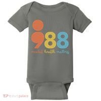 Semicolon 988 Mental Health Matters Baby Bodysuit thumb 0