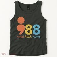 Semicolon 988 Mental Health Matters Tank Top thumb 2