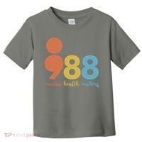 Semicolon 988 Mental Health Matters Toddler T-Shirt thumb 0