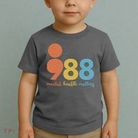 Semicolon 988 Mental Health Matters Toddler T-Shirt thumb 2