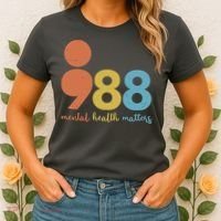 Semicolon 988 Mental Health Matters Women's T-Shirt thumb 2