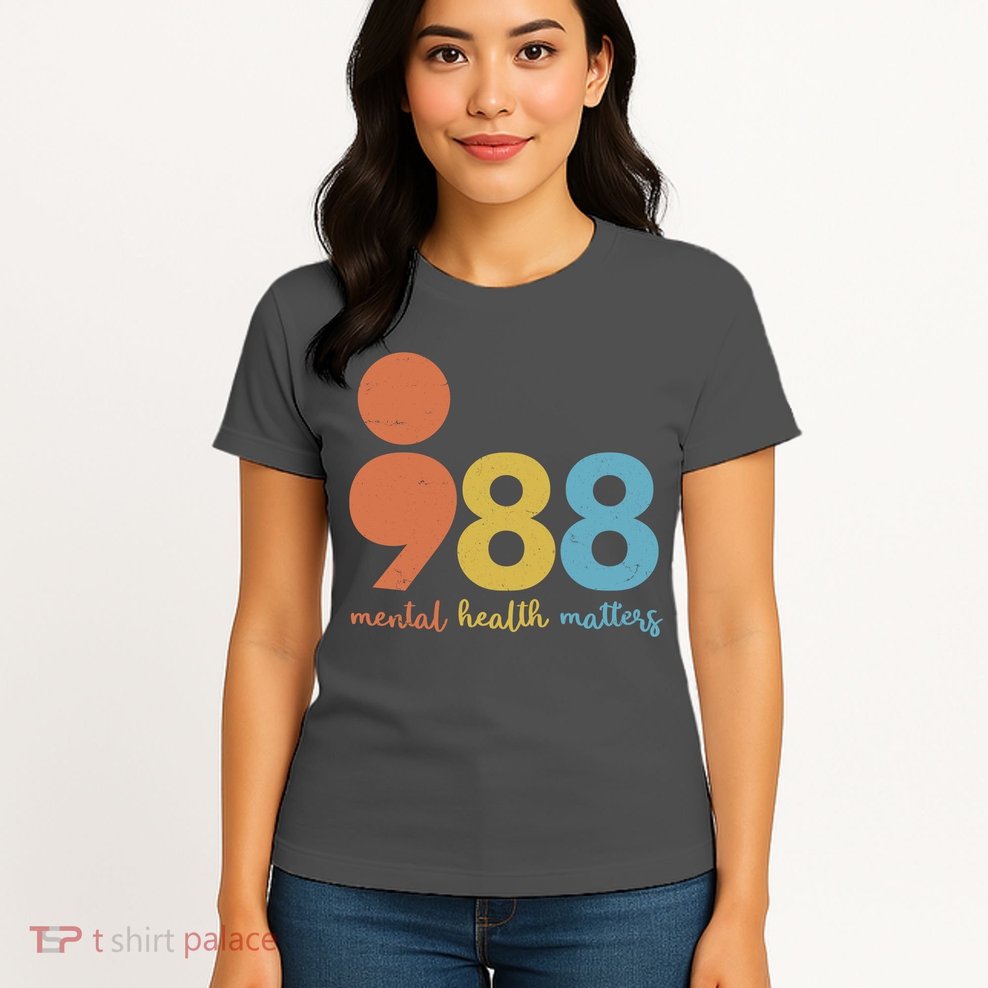 Semicolon 988 Mental Health Matters Women's T-Shirt