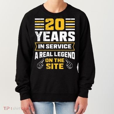 Service anniversary 20 years work anniversary Women's Sweatshirt