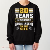 Service anniversary 20 years work anniversary Women's Sweatshirt thumb 0