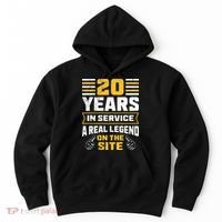 Service anniversary 20 years work anniversary Hoodie thumb 0