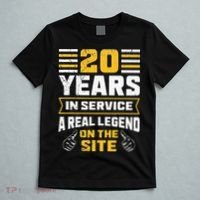 Service anniversary 20 years work anniversary T-Shirt thumb 5