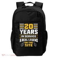 Service anniversary 20 years work anniversary Backpack thumb 0