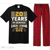 Service anniversary 20 years work anniversary Pajama Set thumb 0