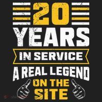 Service anniversary 20 years work anniversary Tumbler thumb 3