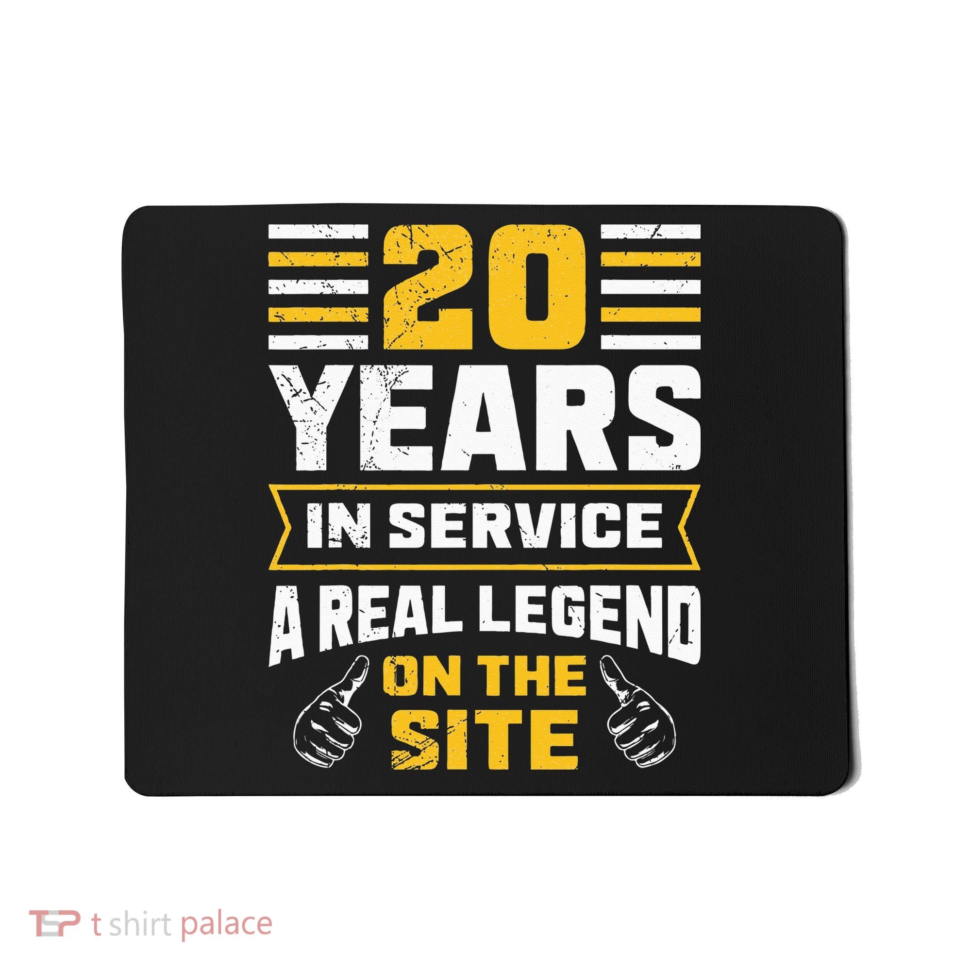 Service anniversary 20 years work anniversary Mousepad