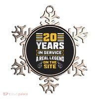 Service anniversary 20 years work anniversary Ornament thumb 0