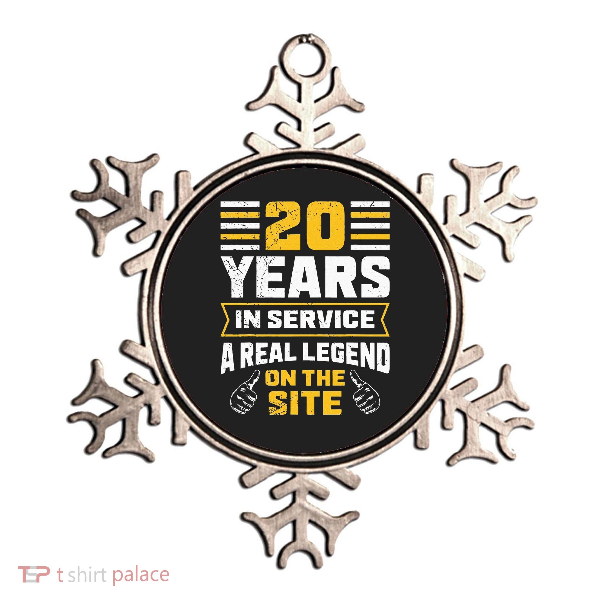 Service anniversary 20 years work anniversary Ornament