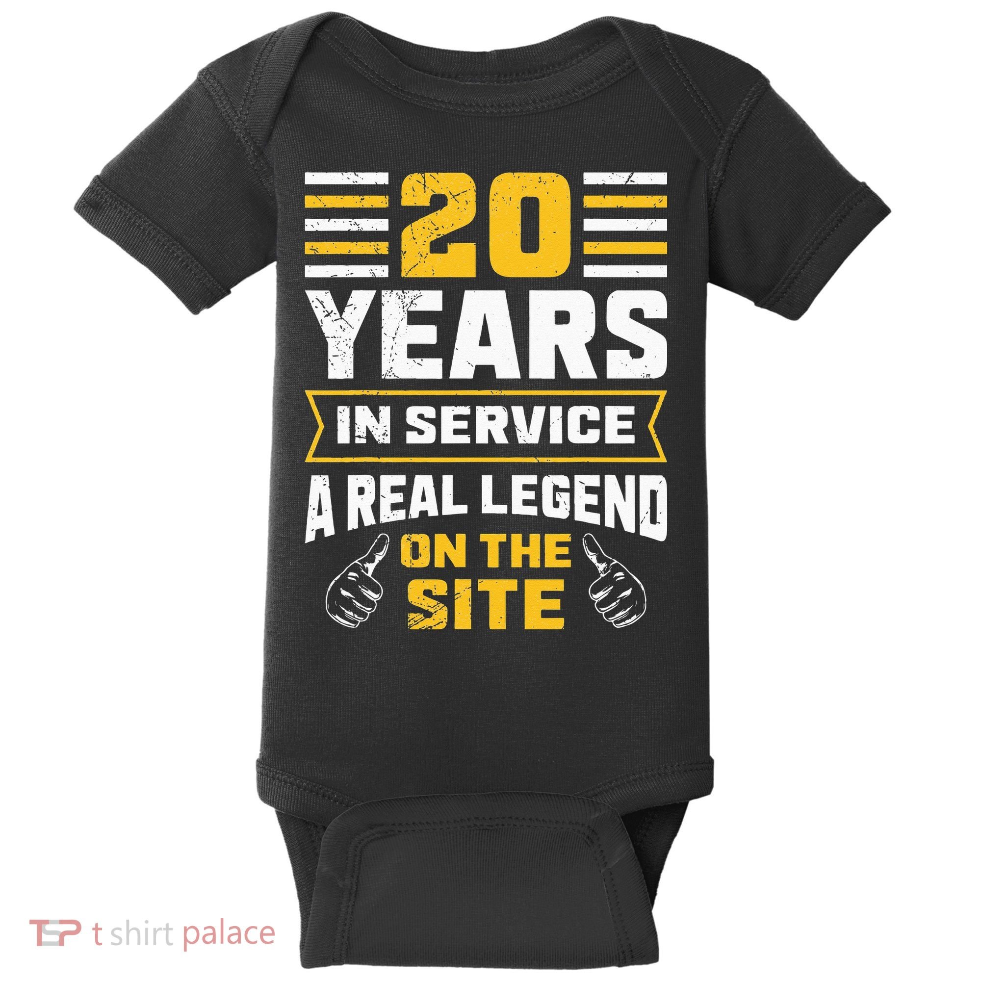 Service anniversary 20 years work anniversary Baby Bodysuit