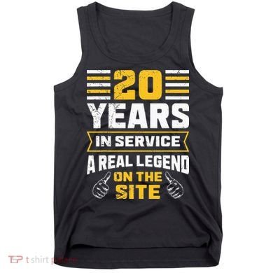 Service anniversary 20 years work anniversary Tank Top