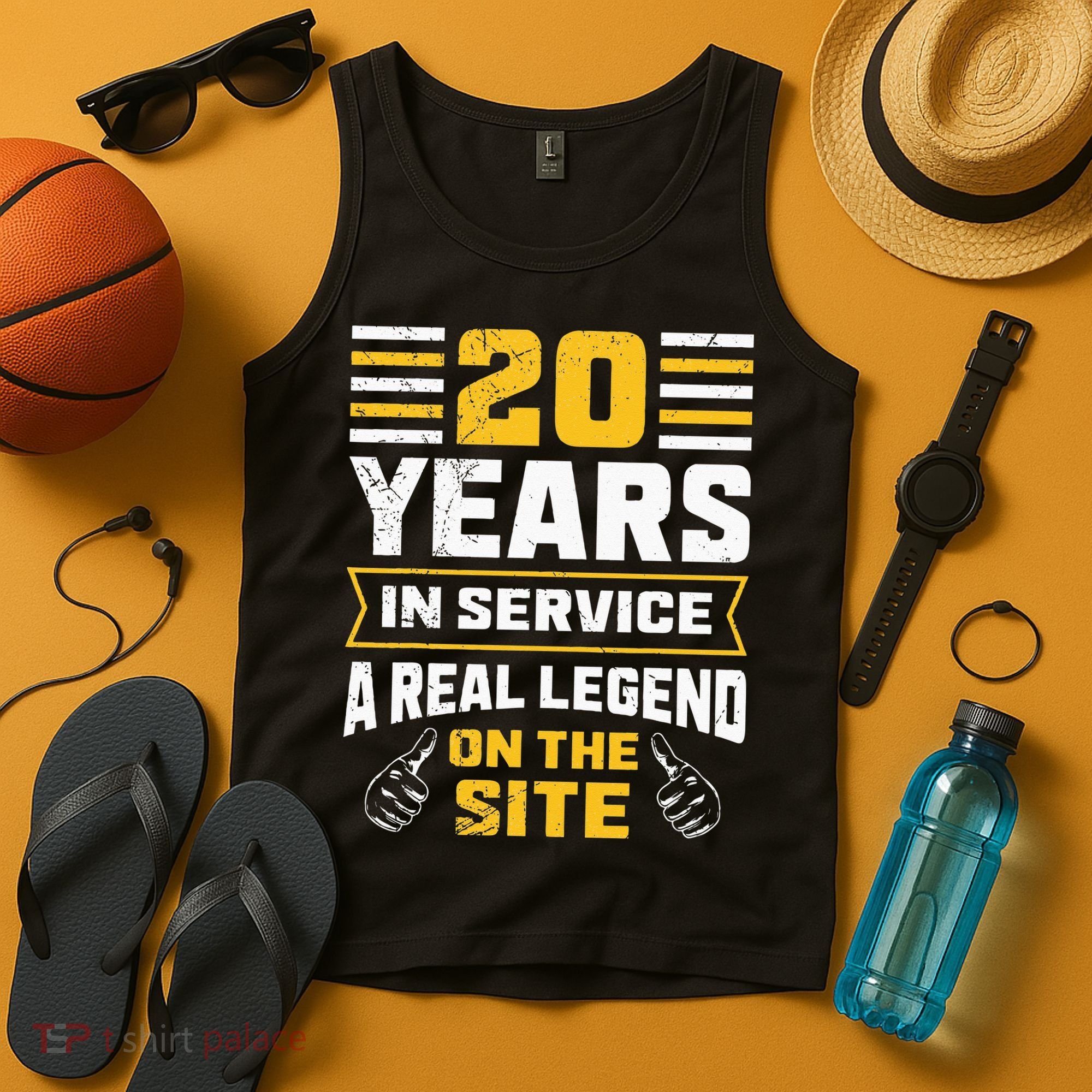 Service anniversary 20 years work anniversary Tank Top