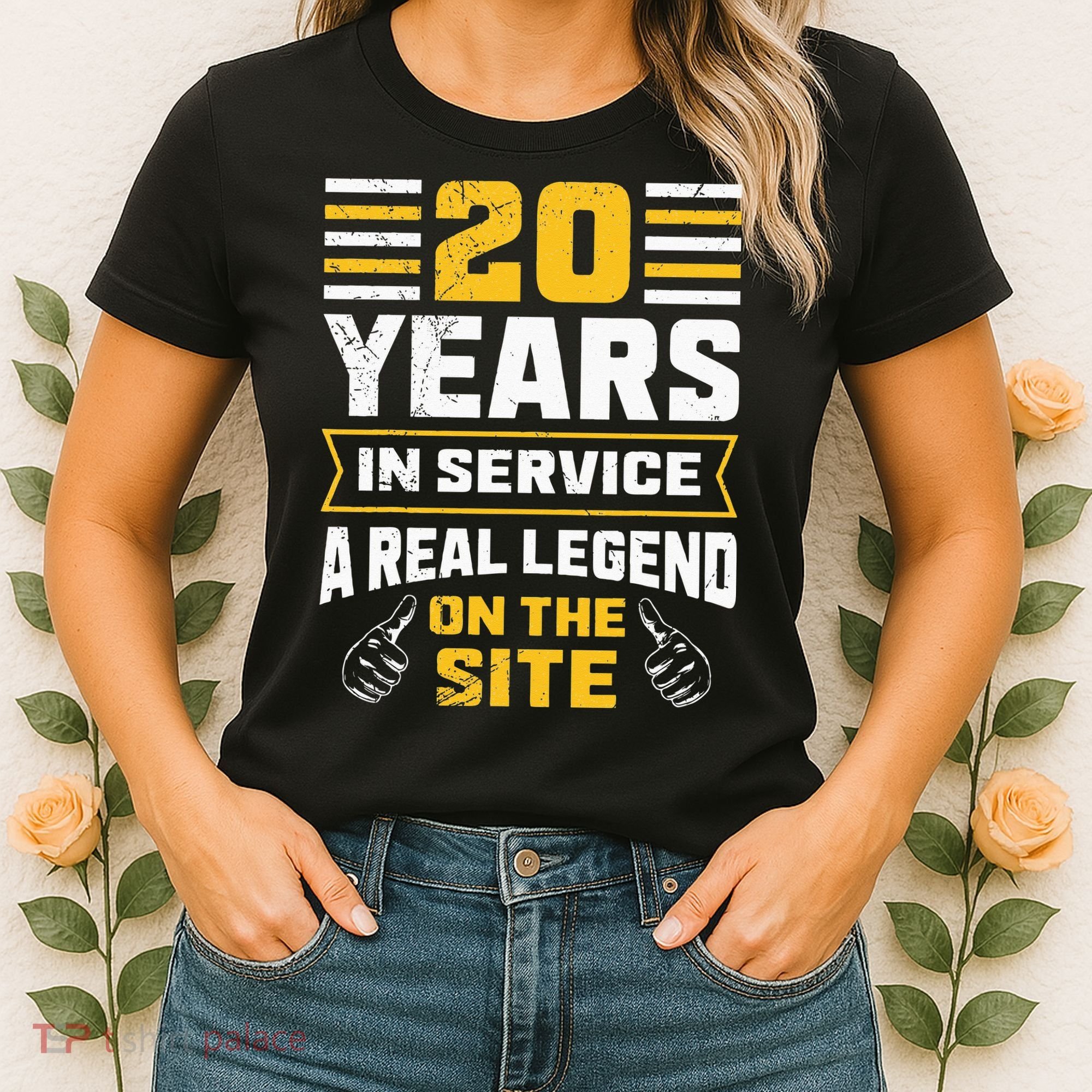 Service anniversary 20 years work anniversary Women's T-Shirt