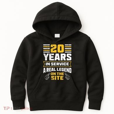 Service anniversary 20 years work anniversary Kids Hoodie