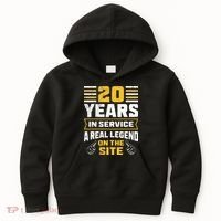Service anniversary 20 years work anniversary Kids Hoodie thumb 0