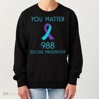 Suicide Awareness 988 Suicide Prevention 988 Women's Sweatshirt thumb 0