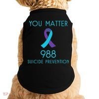 Suicide Awareness 988 Suicide Prevention 988 Doggie Tank thumb 0
