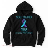 Suicide Awareness 988 Suicide Prevention 988 Hoodie thumb 0