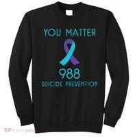 Suicide Awareness 988 Suicide Prevention 988 Sweatshirt thumb 0