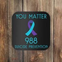 Suicide Awareness 988 Suicide Prevention 988 Coaster thumb 0