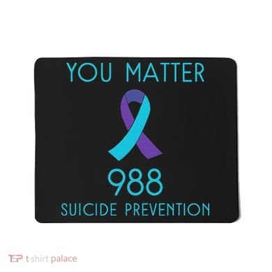 Suicide Awareness 988 Suicide Prevention 988 Mousepad