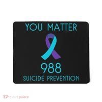Suicide Awareness 988 Suicide Prevention 988 Mousepad thumb 0
