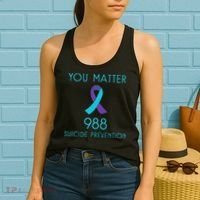 Suicide Awareness 988 Suicide Prevention 988 Women's Tank Top thumb 2
