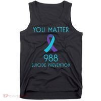 Suicide Awareness 988 Suicide Prevention 988 Tank Top thumb 0