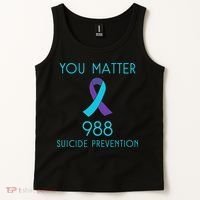 Suicide Awareness 988 Suicide Prevention 988 Tank Top thumb 2