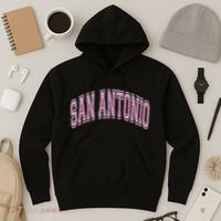San Antonio Arched Text Hoodie thumb 3