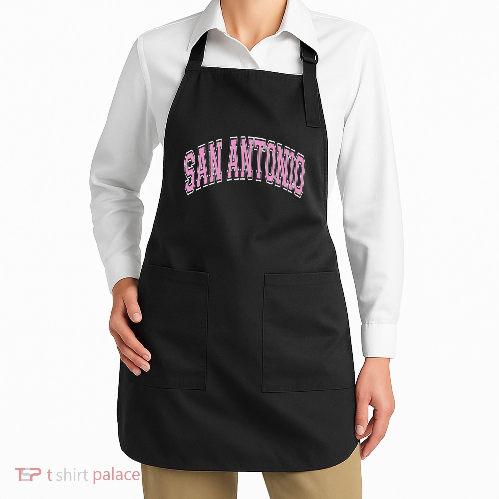 San Antonio Arched Text Apron