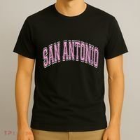 San Antonio Arched Text T-Shirt thumb 3