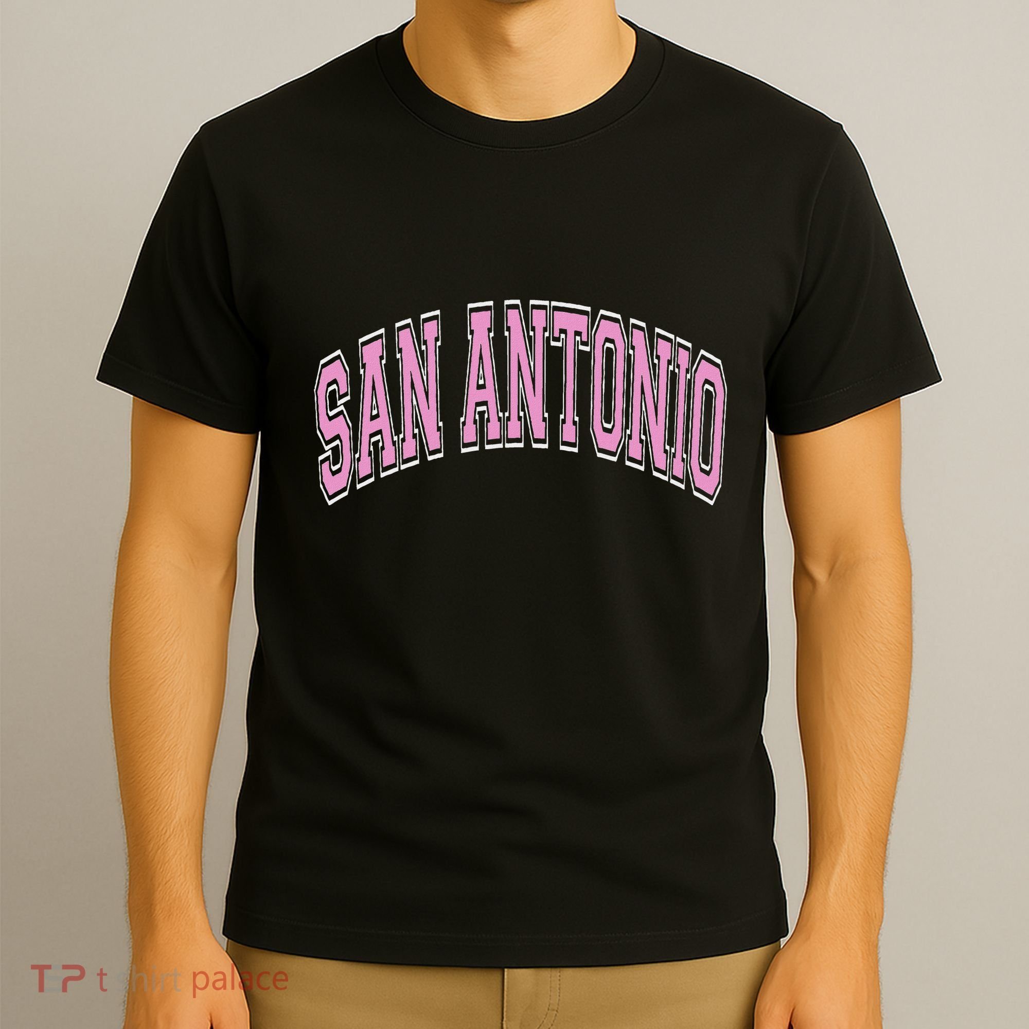 San Antonio Arched Text T-Shirt