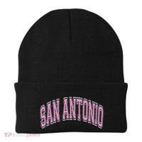 San Antonio Arched Text Beanie thumb 0