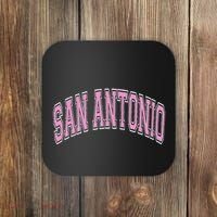 San Antonio Arched Text Coaster thumb 0