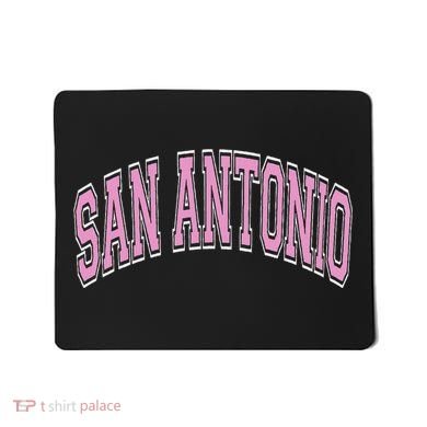San Antonio Arched Text Mousepad