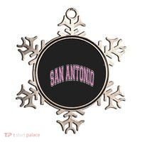 San Antonio Arched Text Ornament thumb 0