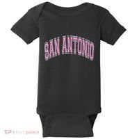 San Antonio Arched Text Baby Bodysuit thumb 0