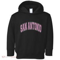 San Antonio Arched Text Toddler Hoodie thumb 0