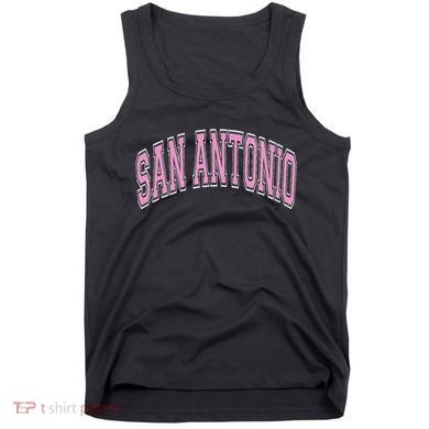 San Antonio Arched Text Tank Top
