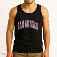 San Antonio Arched Text Tank Top thumb 3