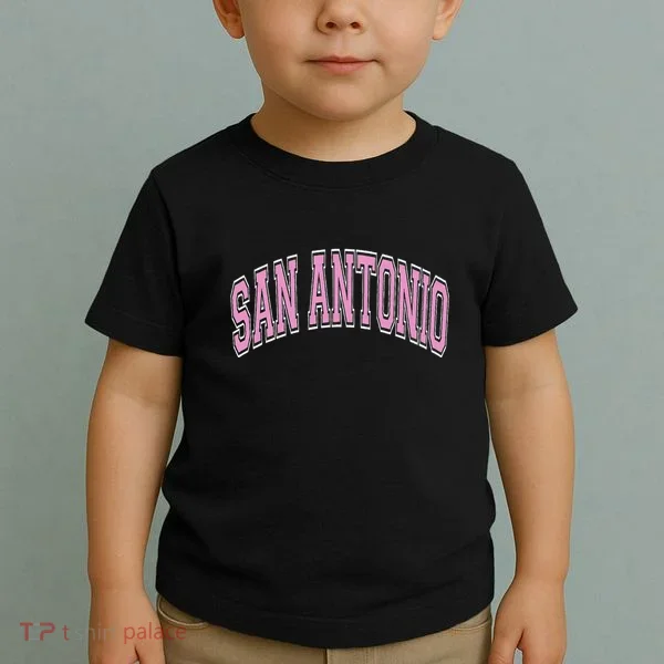 San Antonio Arched Text Toddler T-Shirt