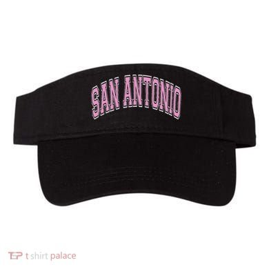 San Antonio Arched Text Visor